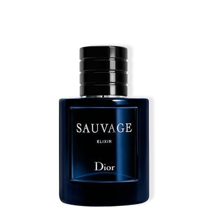 Luxurious black perfume bottle with textured design, highlighted by golden accents, placed on rocky surface against dark background